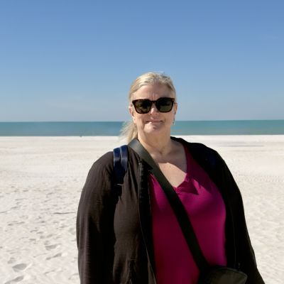 Soaking up the sun at Clearwater Beach